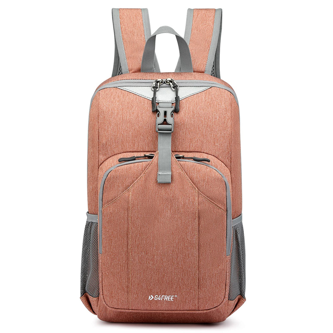 G4Free 10L Rucksack Klein, Wanderrucksack Damen, Mini Rucksack Herren 10 l Hell Orange, 10 l Hell Or