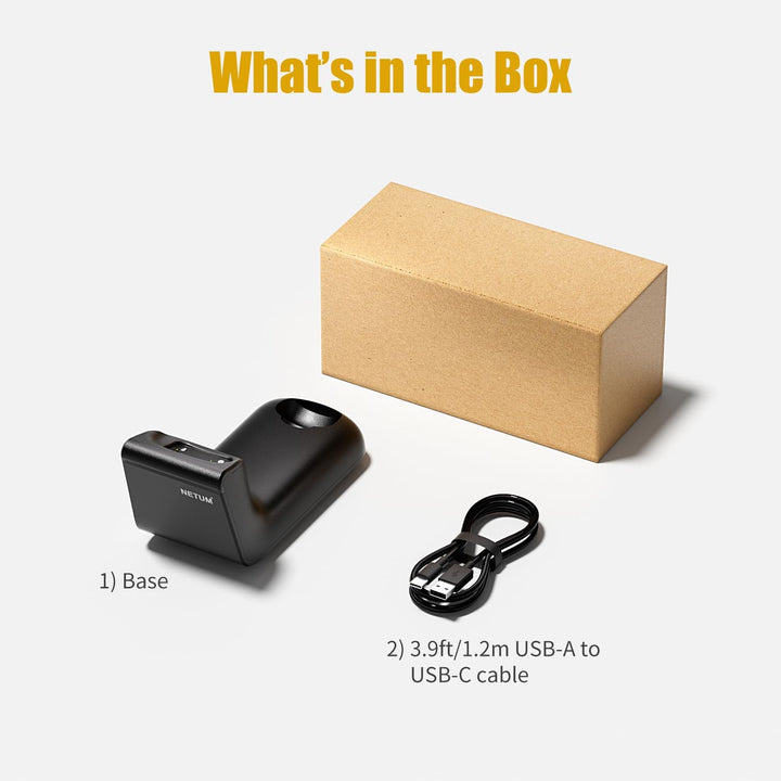 NETUM Barcodescanner Ladestation, kompatibel mit NETUM Bluetooth 2D Wireless Barcode Scannern CS7501