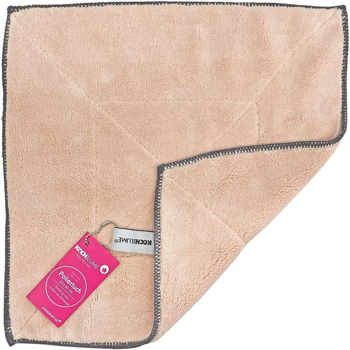 Kochblume Microfasertuch Farbmix Set 4-8-12er Set | Microfasertuch Putztuch 30 x 30cm | Aufnahmefähi