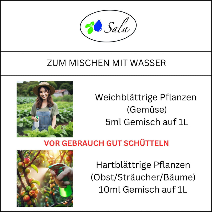 Sala BIO-Neemöl kaltgepresst mit Salamul (ersetzt Rimulgan) Emulgator 5 L Kanister 5 l (1er Pack), 5
