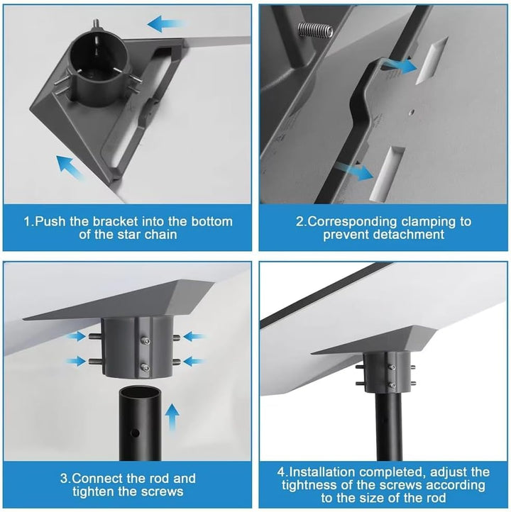 Starlink Gen 3 Rohradapter, Starlink V3 Masthalterung mit 360° Drehung &amp; 20° Neigung, Kompatibel mit