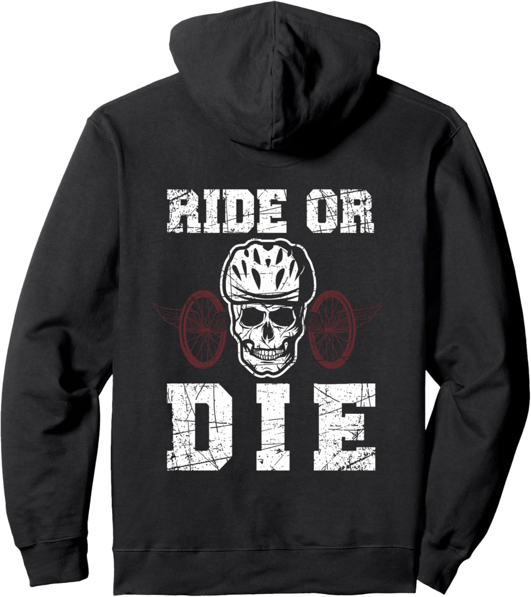 Backprint Ride or die Pullover Hoodie