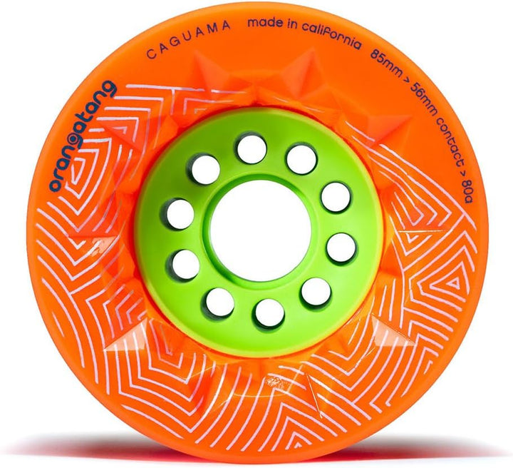 Orangatang Caguama Skateboard-Räder w/o bearings Orange, 80A, w/o bearings Orange, 80A