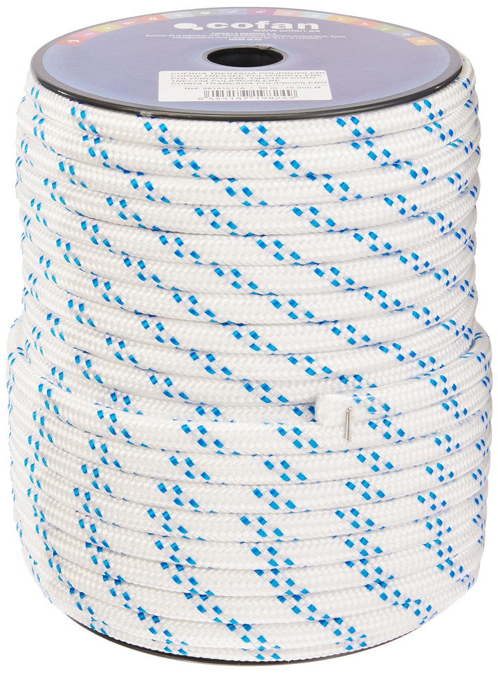 CARRETE CUERDA TRENZADA POLI 10MM 50 MTS - Unid: 1 10 mm x 50 m, 10 mm x 50 m