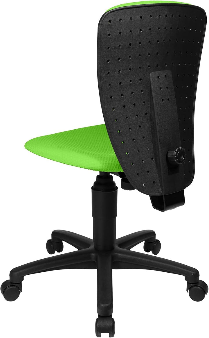 TOPSTAR Kinder Drehstuhl High S`Cool 3 Junior, ergonomisch, Neuer Stoff (Flash Grün)…, Flash Grün