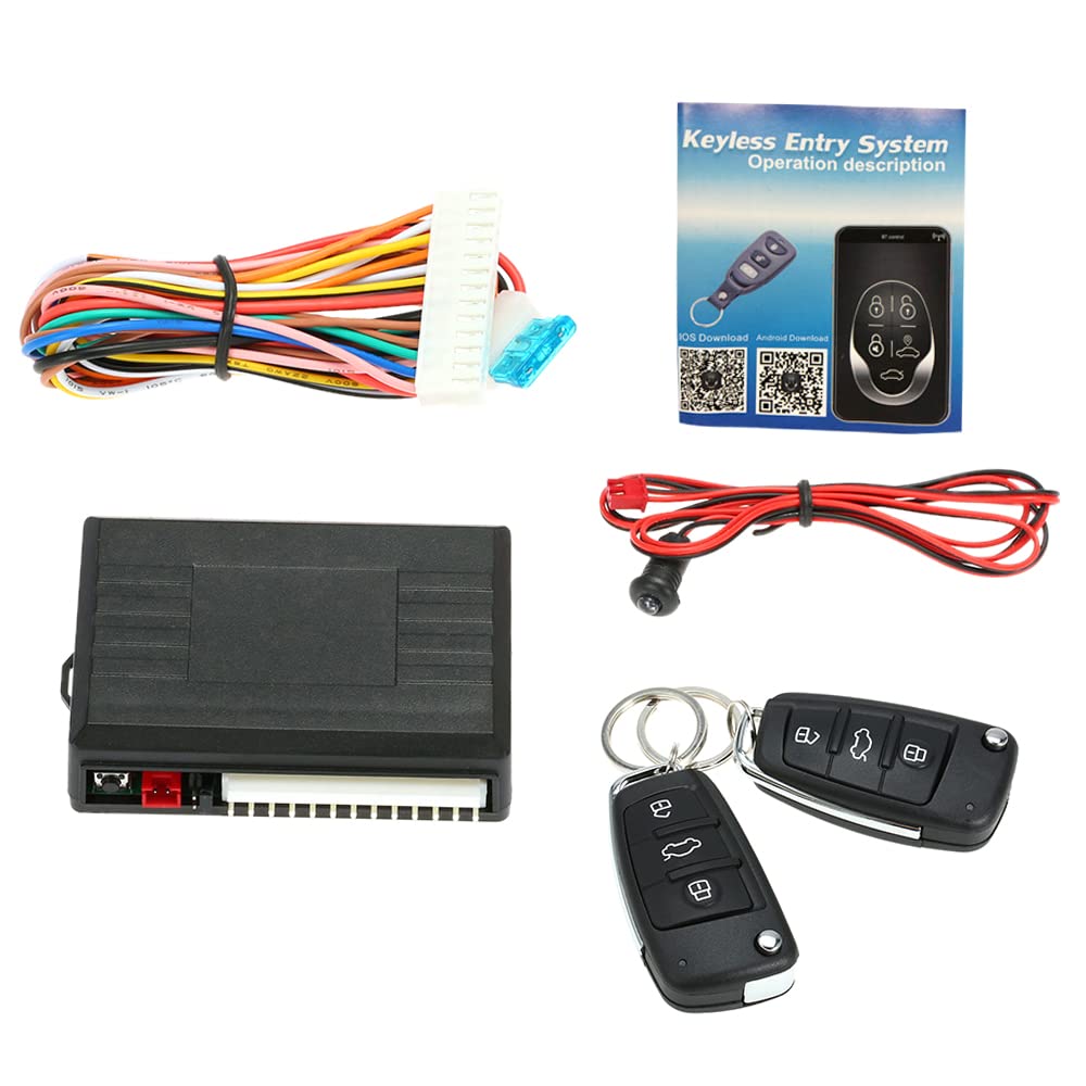 Universal Auto Funkfernbedienung Zentralverriegelungssystem mit Kofferraumentriegelung, Keyless Entr