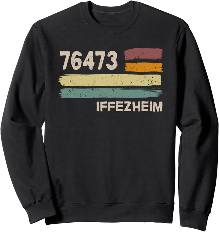 Retro 76473 Iffezheim Vintage Gemeinde PLZ Sweatshirt