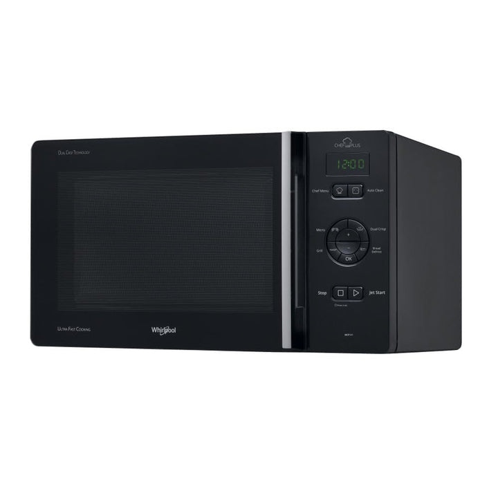 Whirlpool MCP 345 BL, Mikrowelle, 25 Liter Schwarz, Schwarz