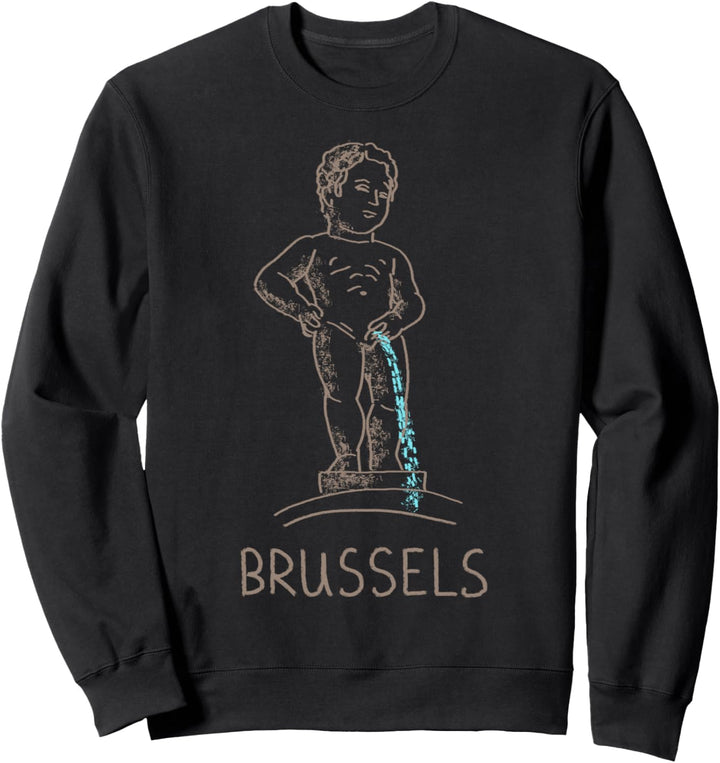 Brüssel Belgien Kunstgeschenk Männer Frauen Sweatshirt