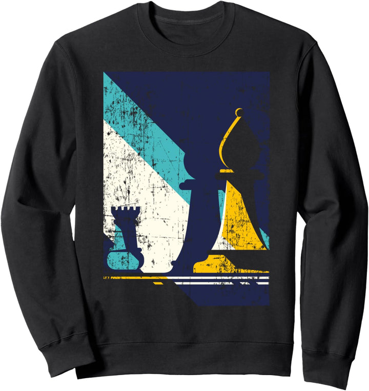Retro Schach Shirt, Schachspieler, Schach Sweatshirt