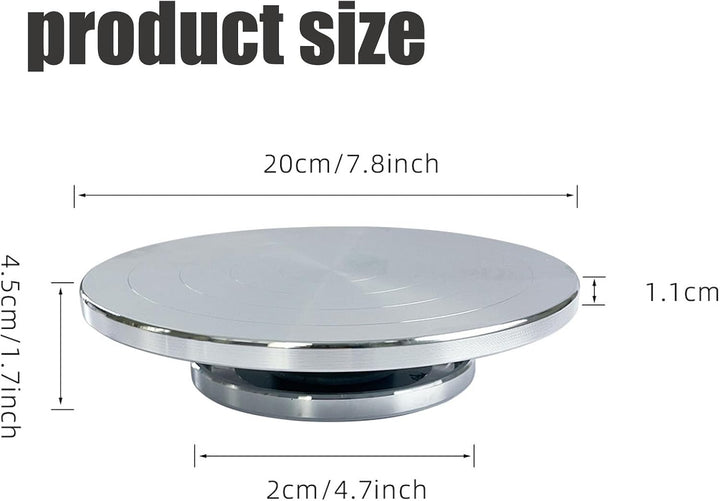 Drehscheibe Töpfern Aus Aluminiumlegierung 20cm, Töpferscheibe Drehbar 360°