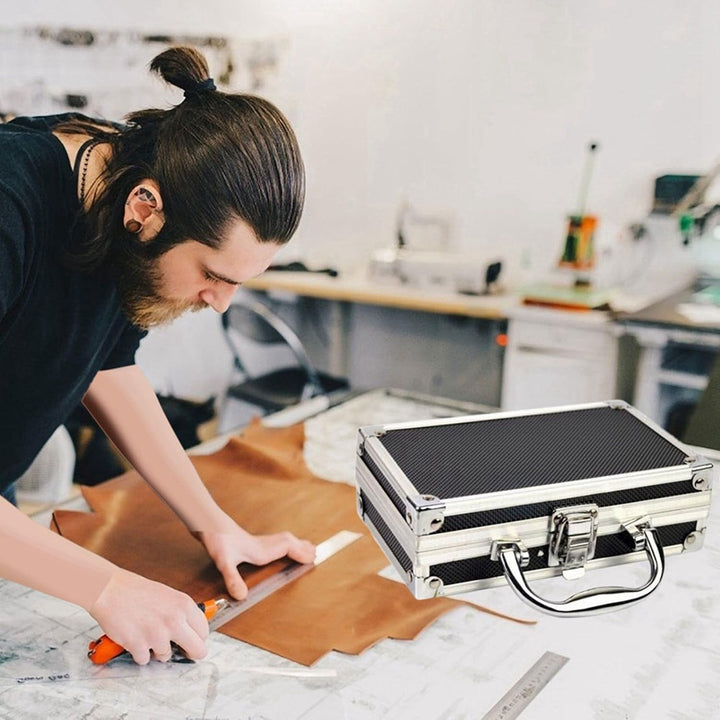 2X Werkzeugkasten Aus Aluminiumlegierung, Zubehör, Aufbewahrungsbox, Praktischer Aluminium-Koffer, T