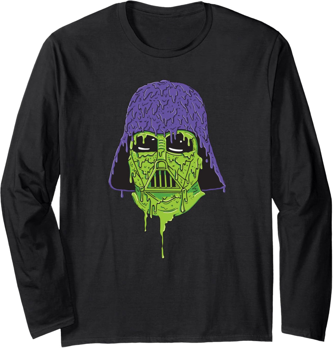 Star Wars Darth Vader Helmet Dripping Paint Grime Langarmshirt