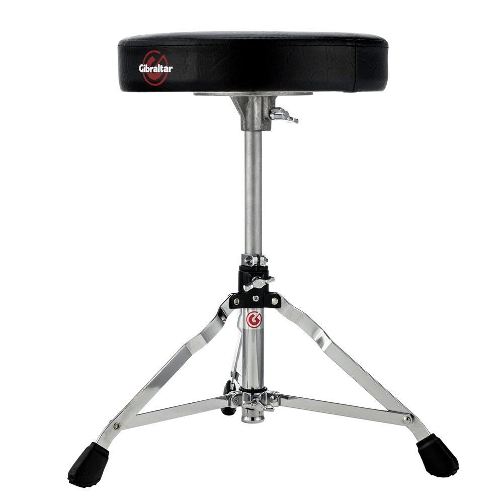 Gibraltar Schlagzeughocker, Drumhocker 5000 Series (runder SitzDurchmesser: 33cm, Vinyl Sitzfläche,