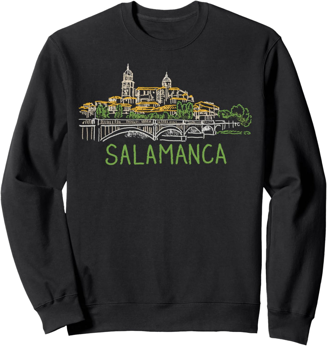 Salamanca Spanien Kunstgeschenk Männer Frauen Sweatshirt