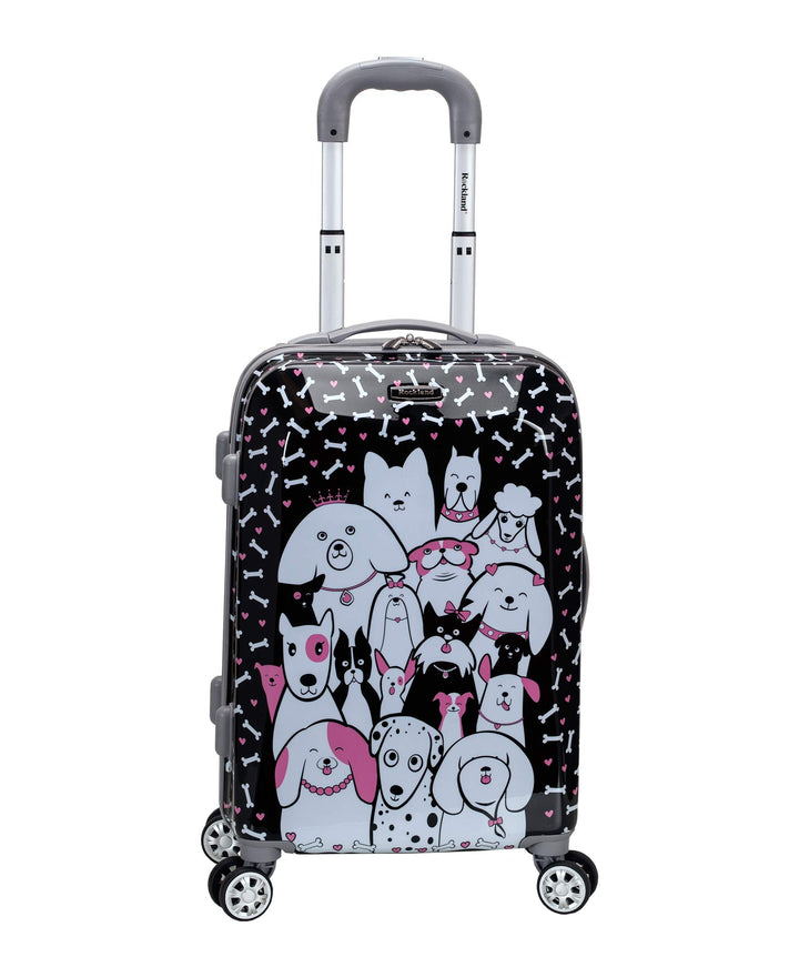Rockland Vision Hartschalen-Trolley, Sortiert/Mehrfarbig, Carry-On 20-Inch, Vision Hardside Spinner