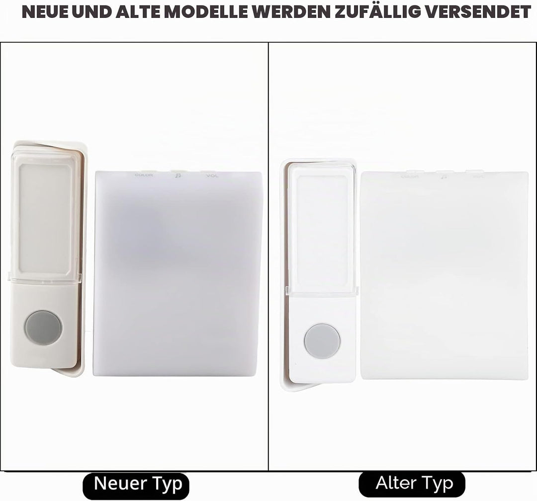 Kabellose Türklingel, Tauber Anrufer, älter Taub, mit 7 Farbtönen, wasserdicht, elektrisch, Türkling