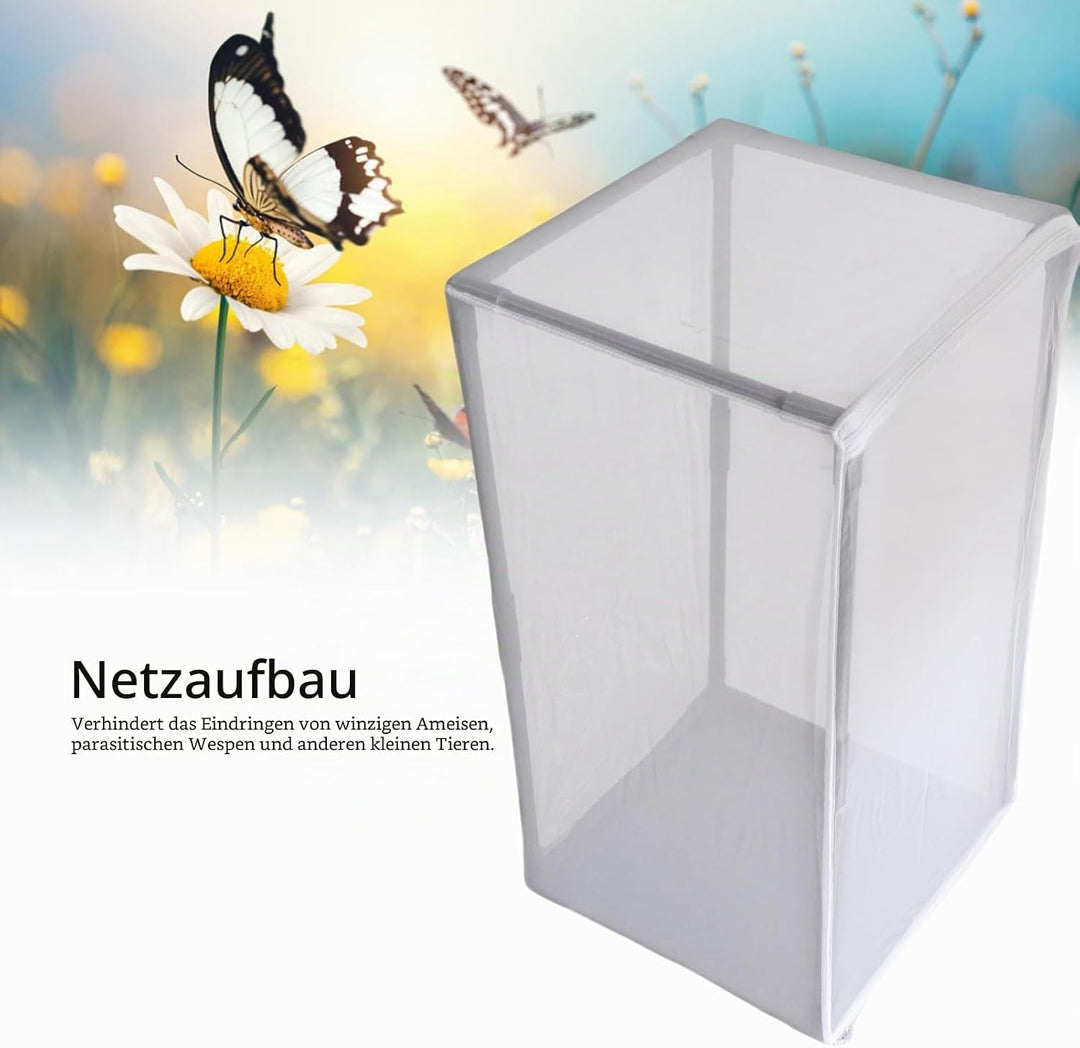 Insektennetzkäfig, 42 X 42 X 77 cm, Gewächshauszubehör, PVC, Schmetterlinge, Zuchtkäfige, Lebensräum