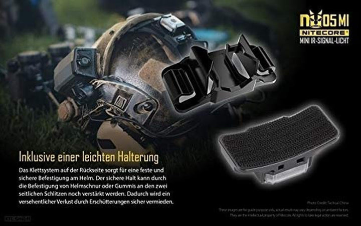 Nitecore NU05MI Stirnlampe, Schwarz
