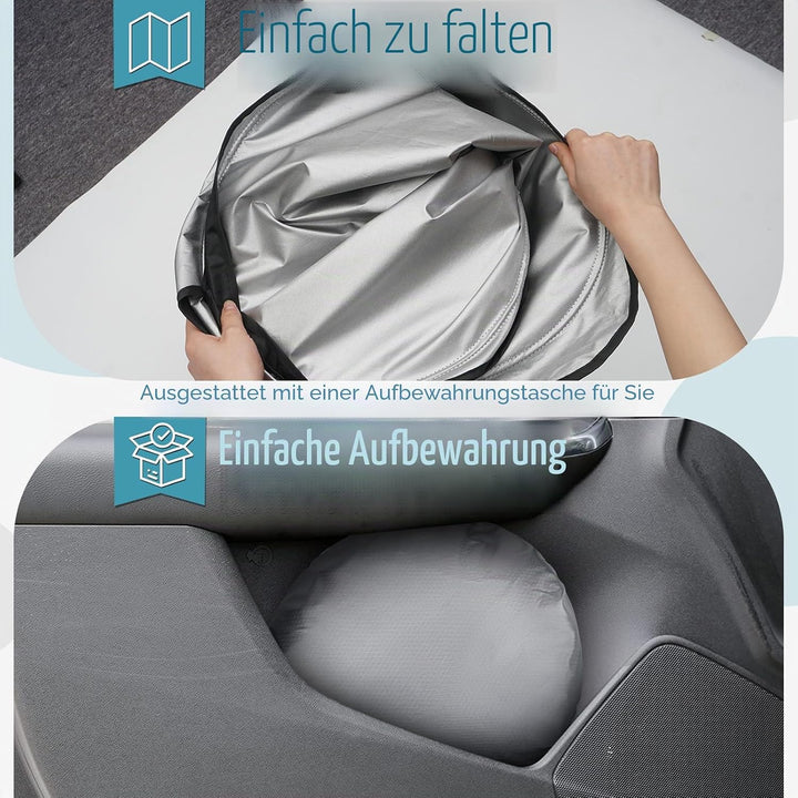 [Upgrade] CDEFG Kompatibel mit VW Golf 7 mk7 7.5 2013-2019 GTI GTD GTE R Sonnenschutz Abdeckungen Fr