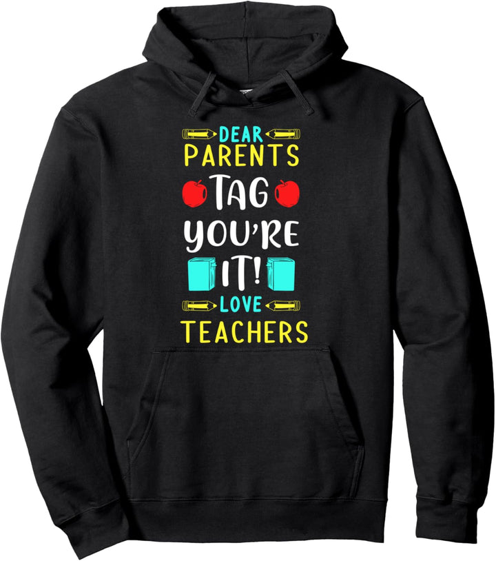 Liebe Eltern Umbau sind Sie es Love Teachers Teaching Pullover Hoodie