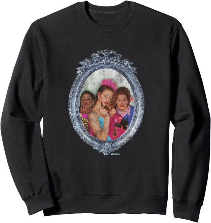 Clueless Group Shot Vintage Mirror Poster Sweatshirt
