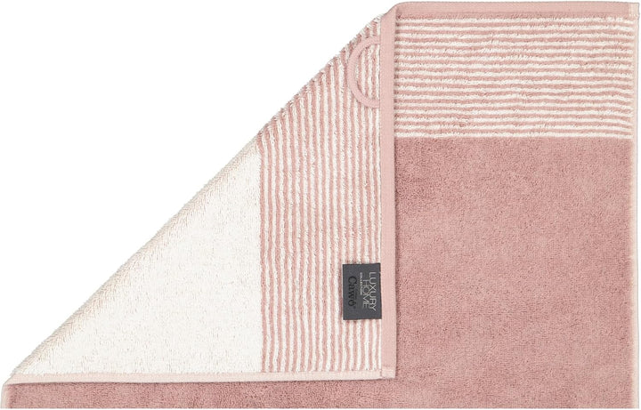 Cawö Handtücher Luxury Home Two-Tone 590 Magnolie - 83 Gästetuch 30x50 cm, Gästetuch 30x50 cm