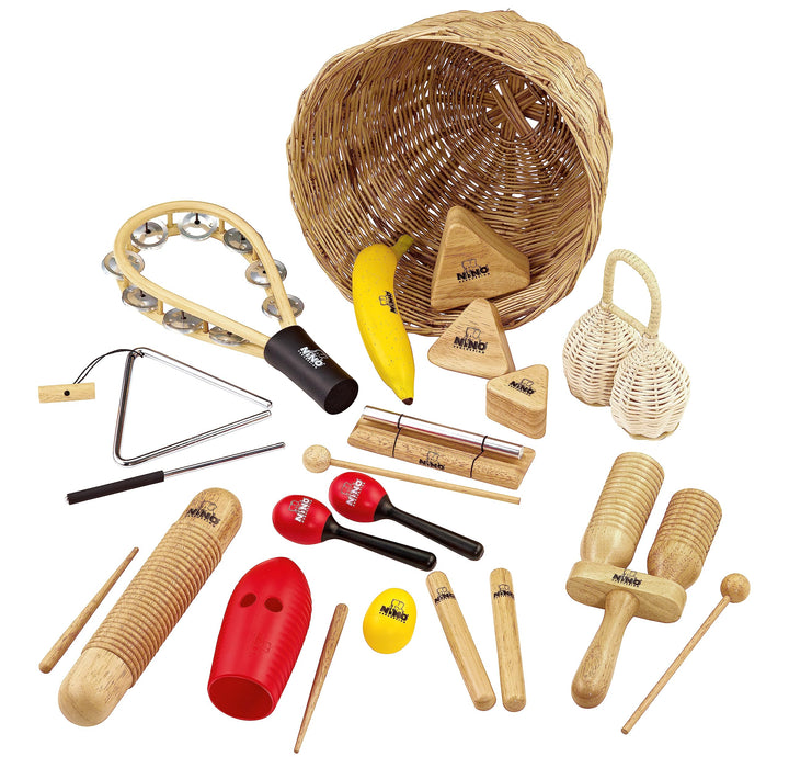 Nino Percussion NINOSET515 Percussion Sortiment fünfzehnteilig