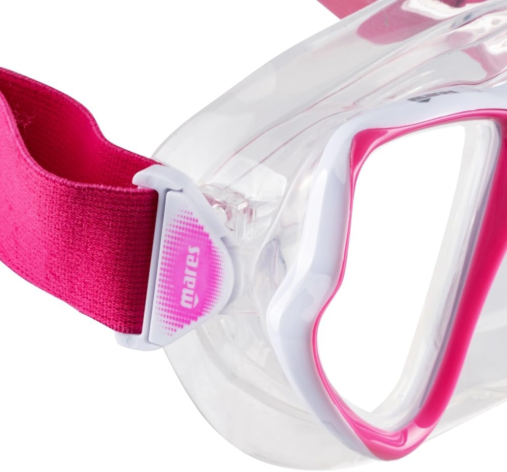 Maske und Schnorchel Mares Aquazone Combo Wahoo Neon, Combo bestehend aus Maske und Schnorchel Erwac