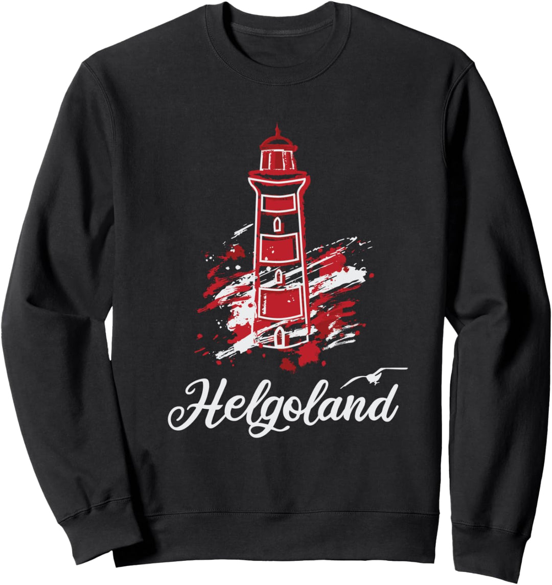 Insel Helgoland Nordsee Leuchtturm Sweatshirt