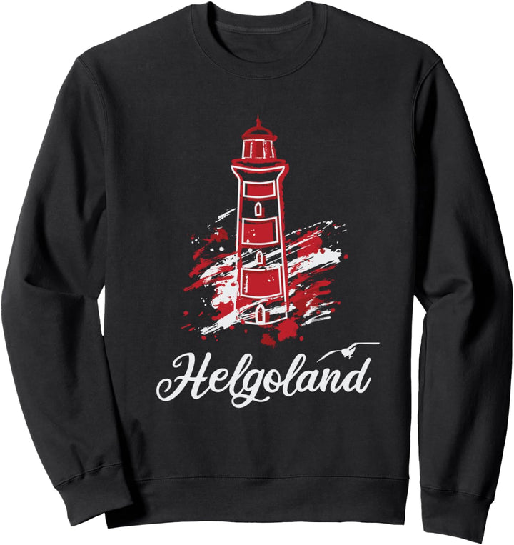 Insel Helgoland Nordsee Leuchtturm Sweatshirt