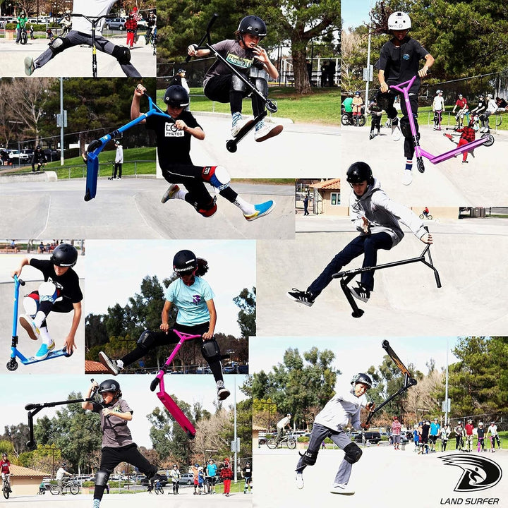 Land Surfer Stunt Scooter - Stunt Roller für Kinder ab 8 Jahren und Junge Erwachsene mit 360 Grad De