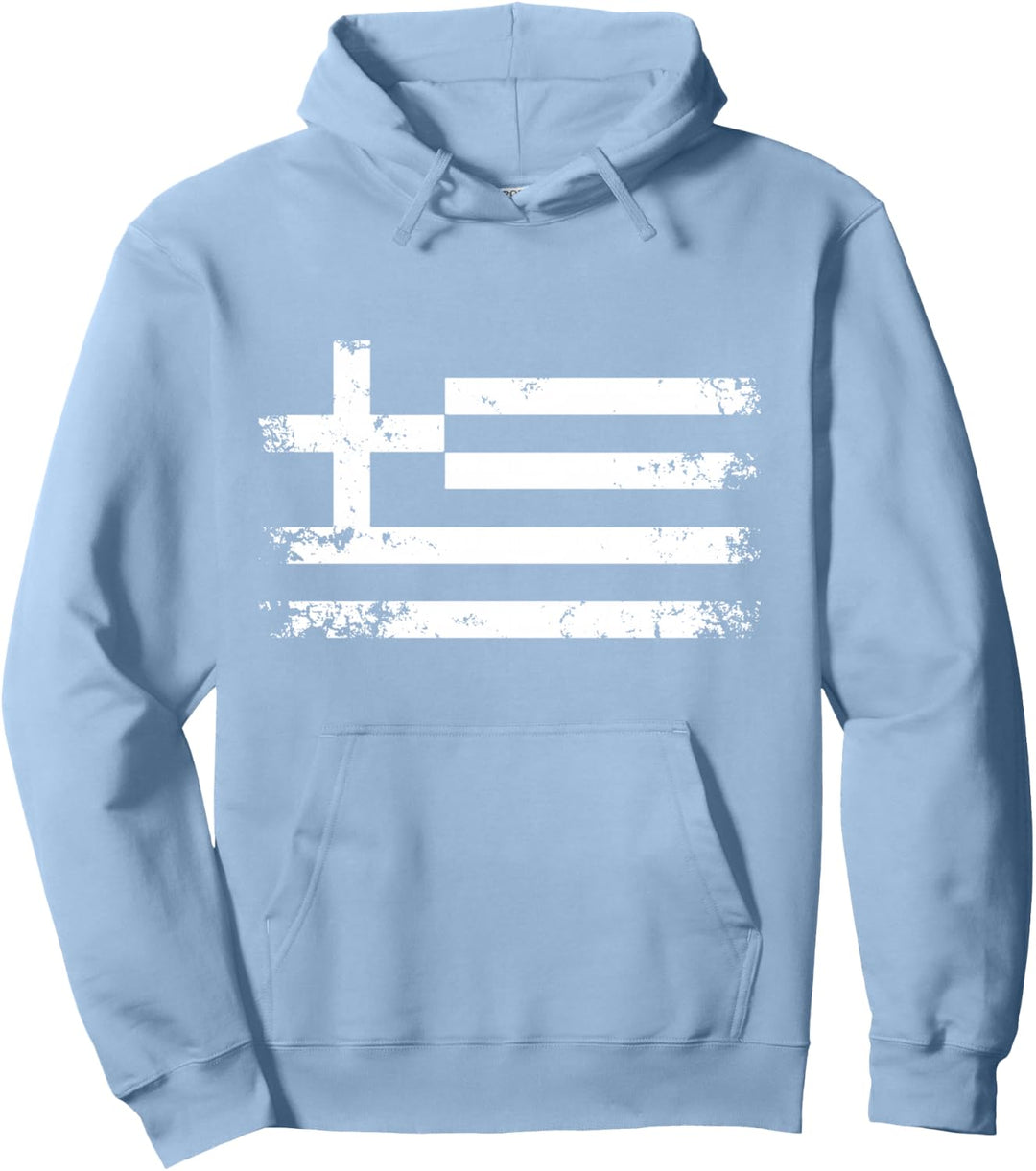 Griechische Flagge Pullover Hoodie