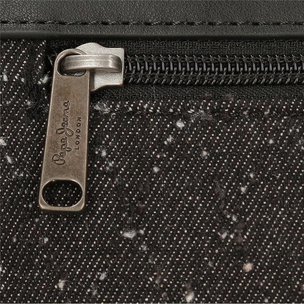Pepe Jeans Daila Geldbörse schwarz Baumwolle, Polyester und PU. Brieftasche, Brieftasche