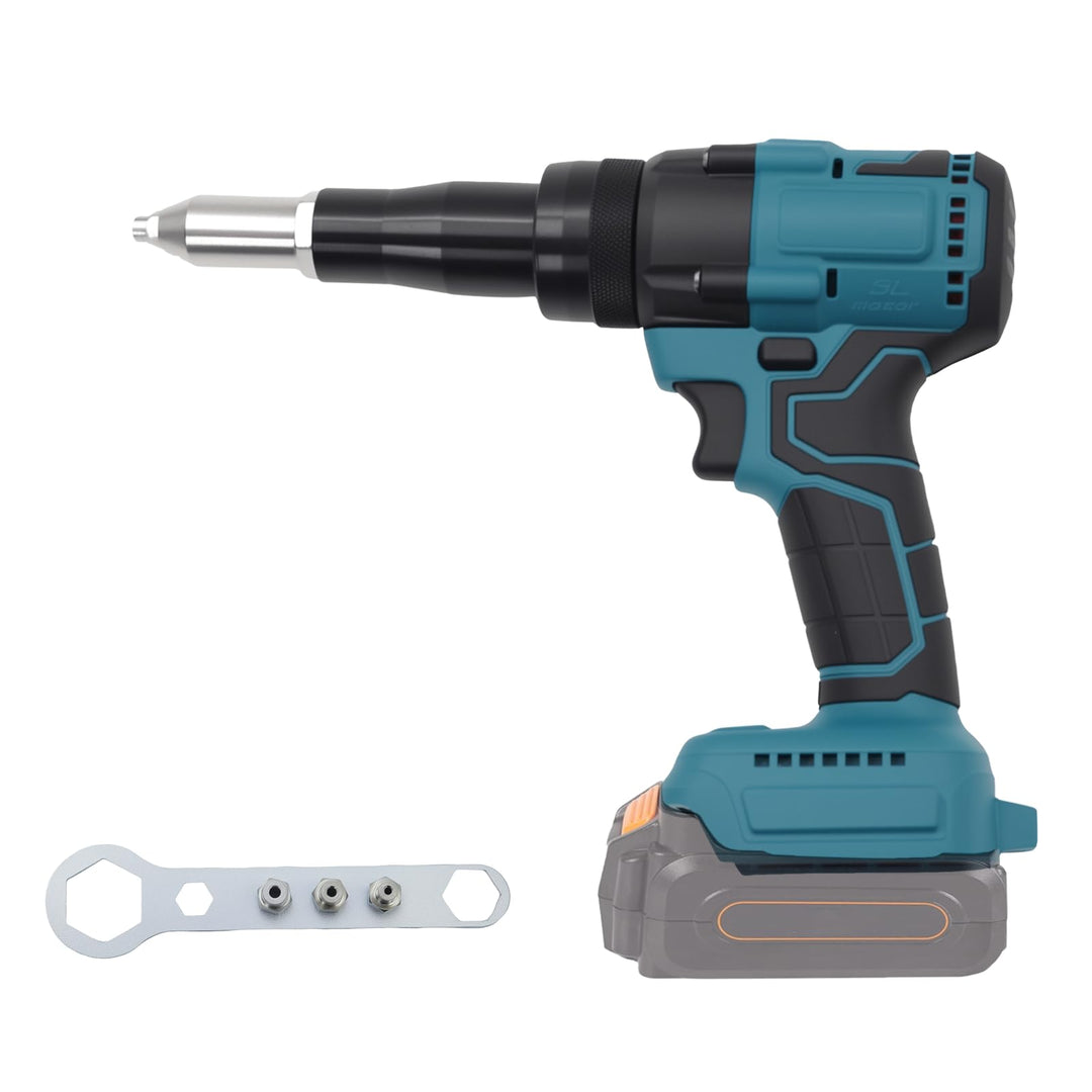 Bürstenlose Akku Nietzange mit LED-Licht, Kompatibel mit Makita 18V Li-Ion Akkus | Ideal für Baustel