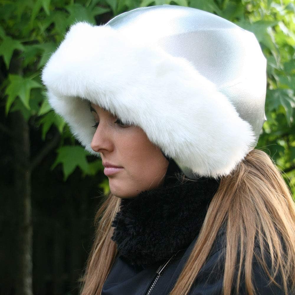 Coolcasc Herren Exclusive-Silver White Fur, Silber, One Size