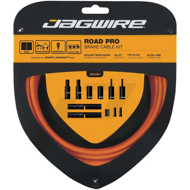 Jagwire Bremszugset Road Pro Orange, Orange