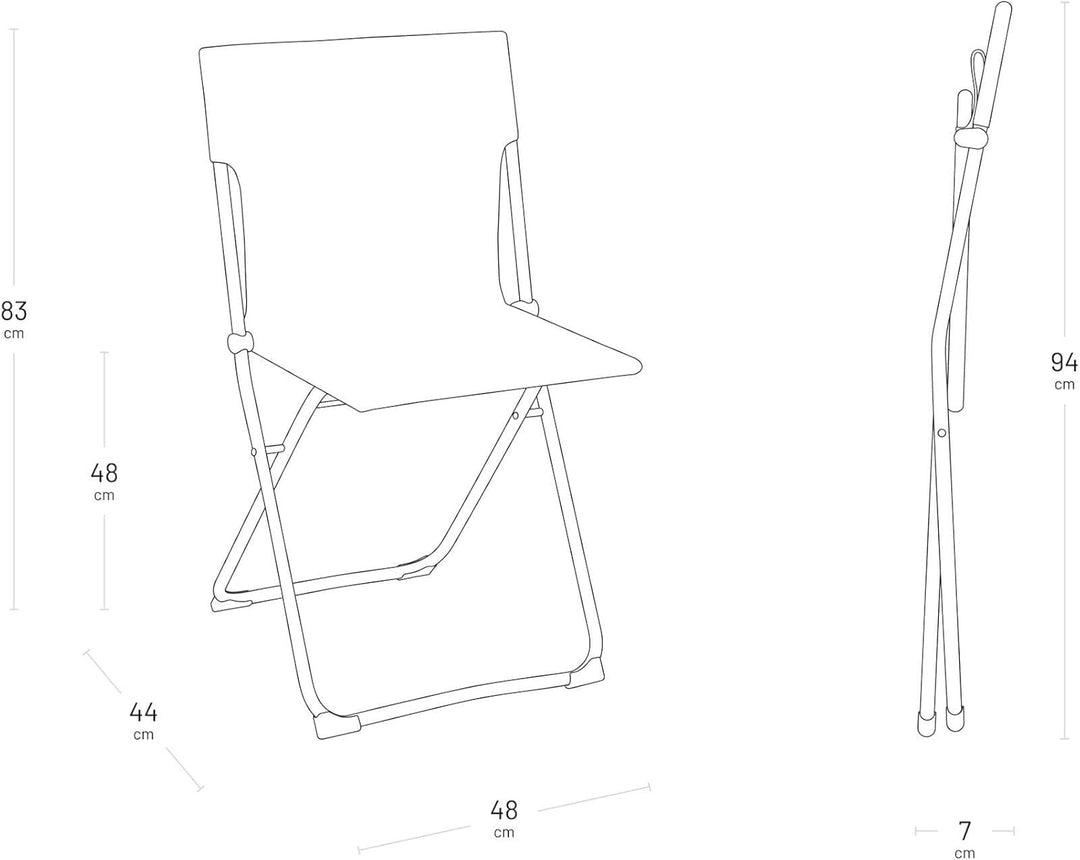 Lafuma Stuhl Balcony, Aluminium, Normal