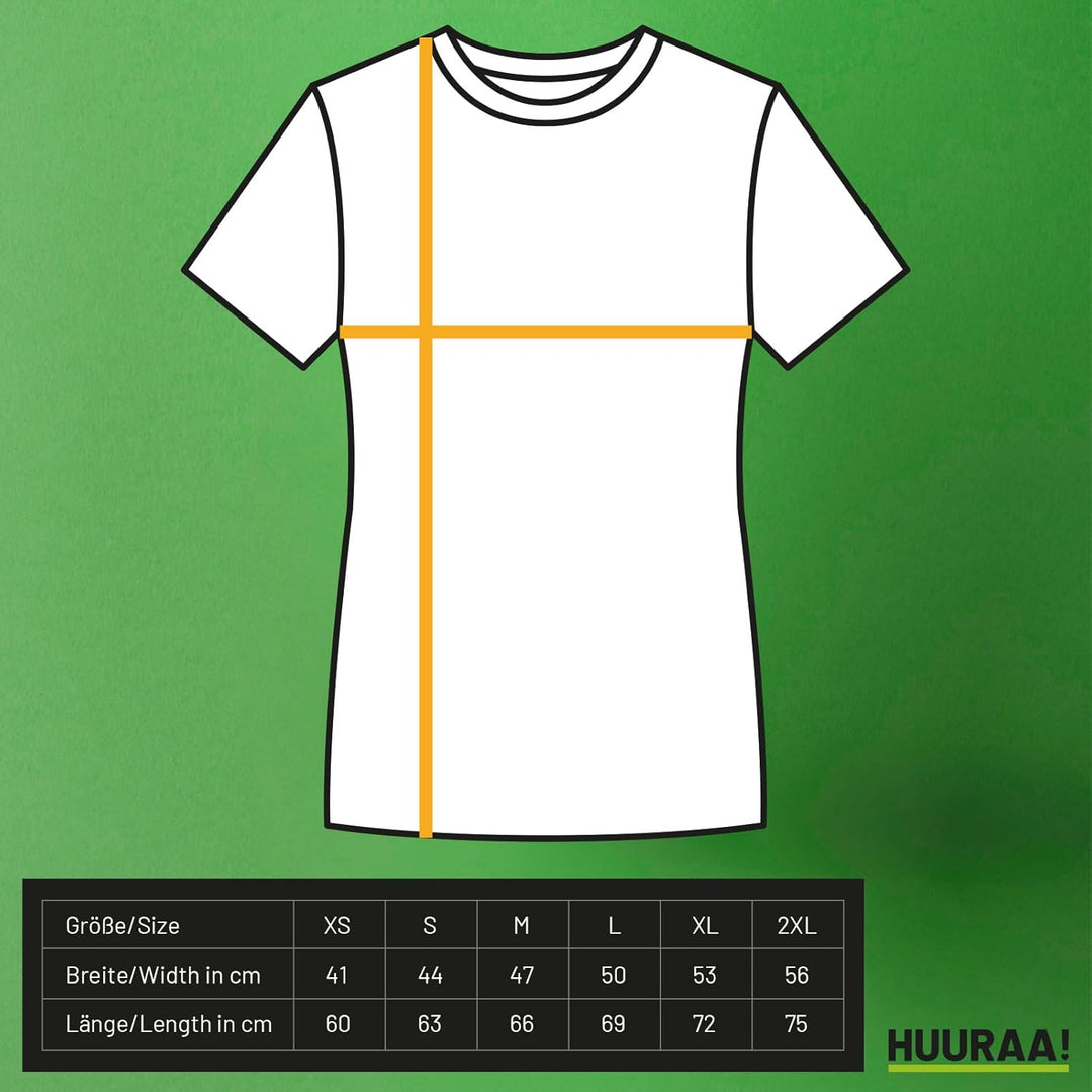 Huuraa Damen T-Shirt Stier Bulle Silhouette Geschenk Grösse XS-XXL Bio Baumwolle Fairtrade Stier Bul