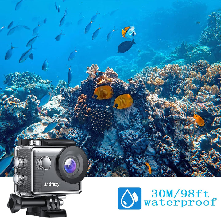 Action Cam 1080P mit Speicherkarte Wasserdicht bis 30m Unterwasserkamera B005, B005
