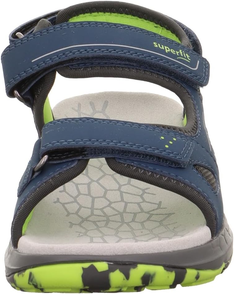 Superfit Jungen Criss Cross 1-000583 Sandale 27 EU Weit Blau Grün 8040, 27 EU Weit Blau Gr&amp;