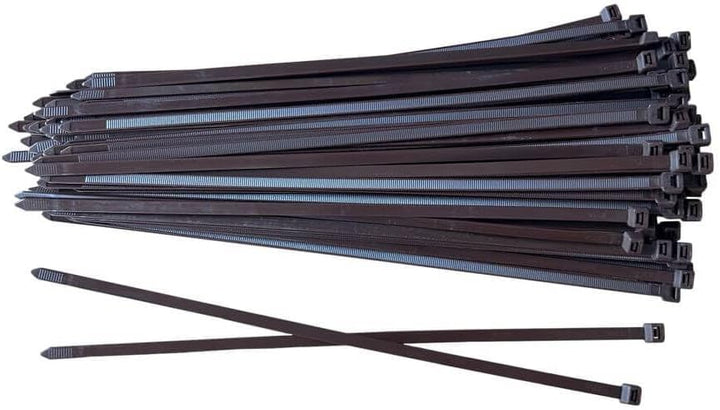 BeBo Kabelbinder Braun 9.0 x 780 mm I 100 Stück stabil &amp; vielseitig für den Innen &amp; Aussenbereich I