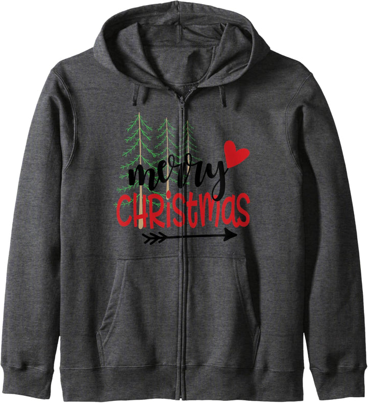 Frohe Weihnachten Süsser Weihnachtsbaum Urlaub Kapuzenjacke