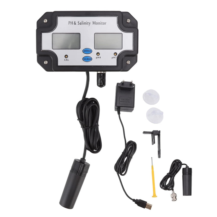 Topyond 2-in-1-Wasserqualitätstester,Wasserqualitätsmonitor Digitaler,PH Messgerät mit LCD,PH Monito
