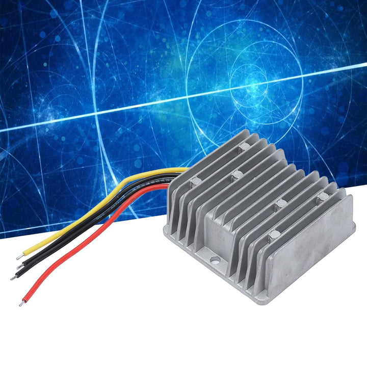 DC-DC Spannungswandler 24V auf 13,8V, 10A, IP67 Wasserdicht, 96% Effizienz, Aluminiumgehäuse, für La