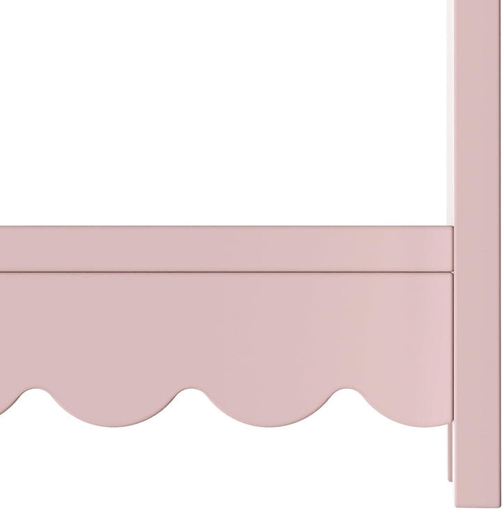 [en.casa] Kindergarderobe stehend Vestnes Kinder Kleiderschrank mit Kleiderstange 90 x 80 x 38 cm Kl