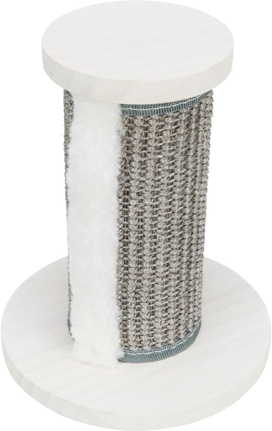 TRIXIE Kletterstufe zur Wandbefestigung, Sisal/Holz, Grau, Katze, 18x18x22 cm, Innenbereich