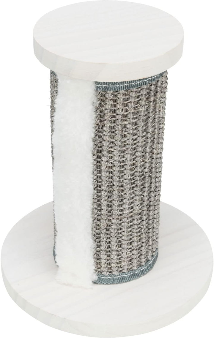 TRIXIE Kletterstufe zur Wandbefestigung, Sisal/Holz, Grau, Katze, 18x18x22 cm, Innenbereich