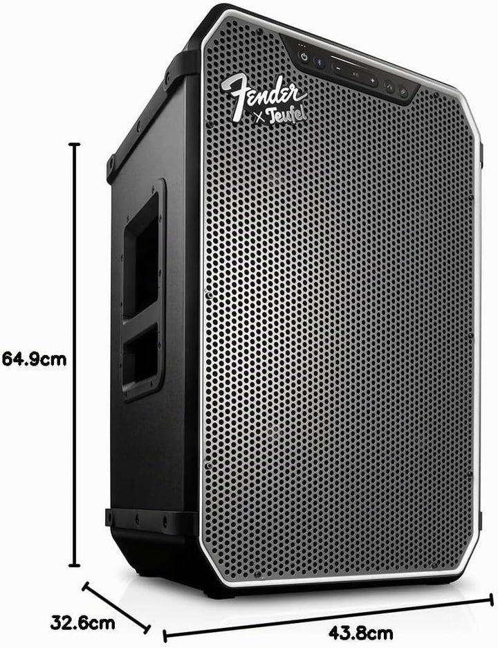 Teufel x Fender ROCKSTER NEO - Tragbarer Bluetooth Lautsprecher Black &amp; Steel, Black &amp; Steel