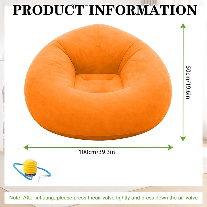 Aufblasbarer Sitzsack Outdoor, Aufblasbares Sofa &amp; Sessel, Camping Sofa | Tragbare Klappbare Luftsof